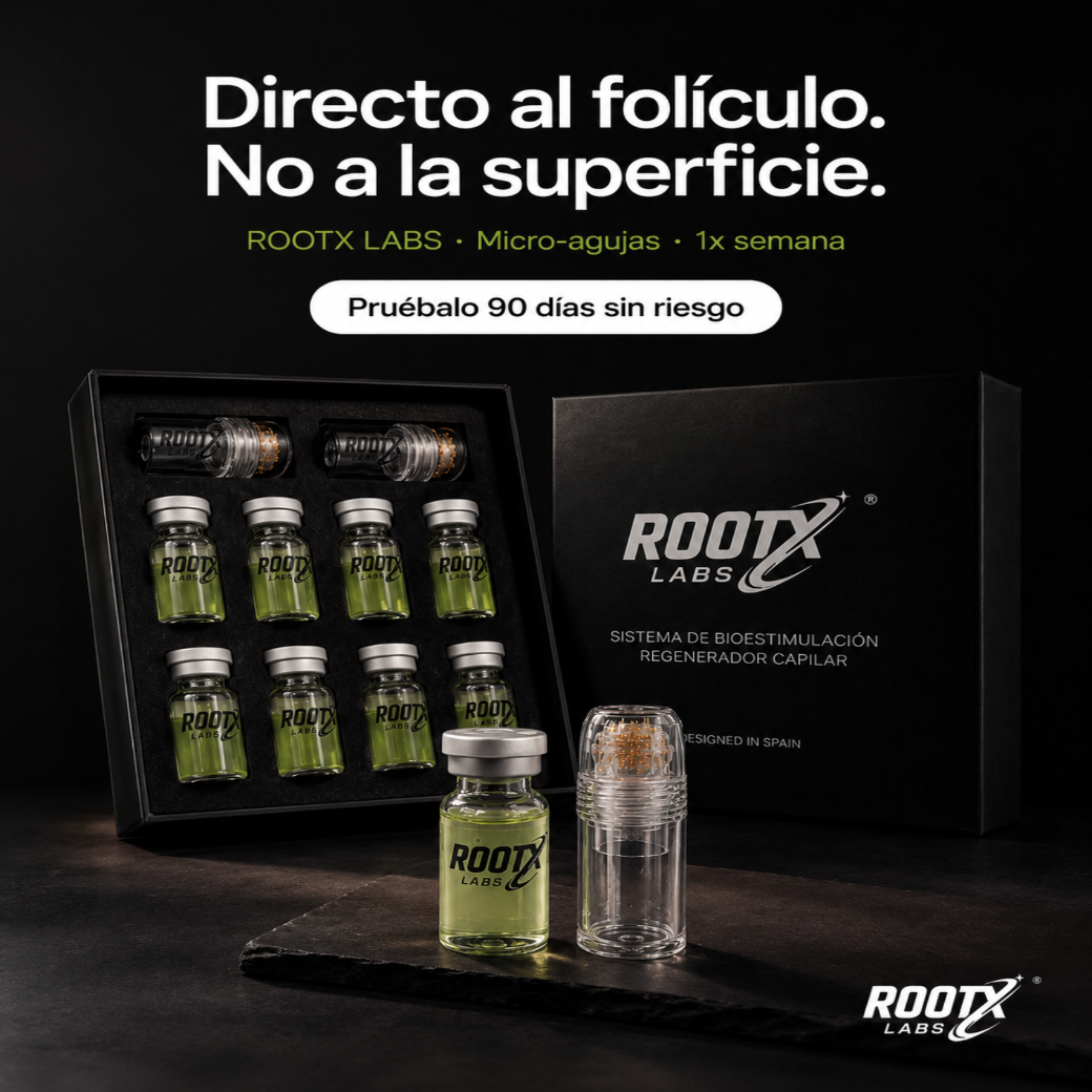 RootX Labs™ Hombre | Sistema de Bioestimulación Capilar - ELITE GUMMY