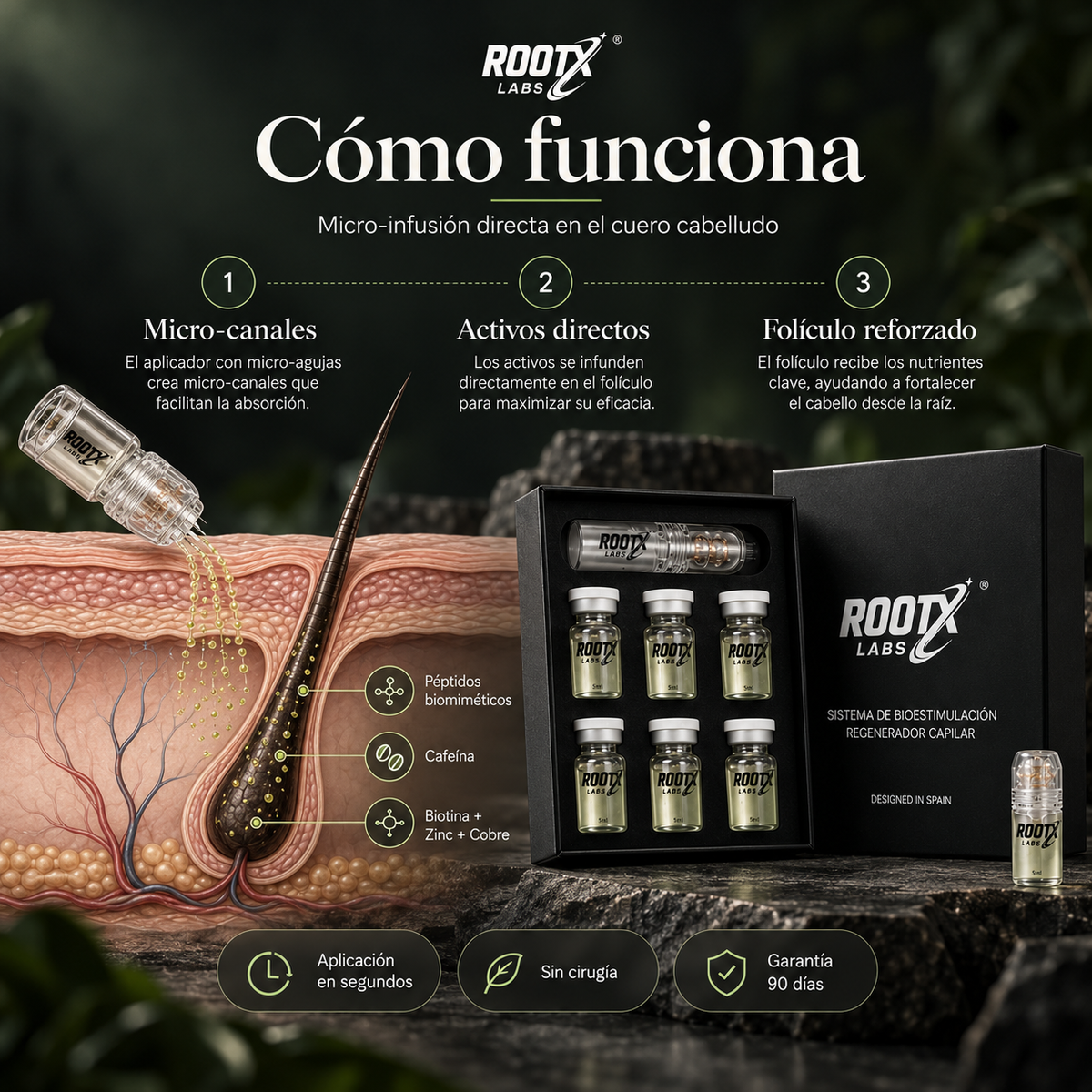 RootX Labs™ | Sistema de Bioestimulación Capilar - ELITE GUMMY